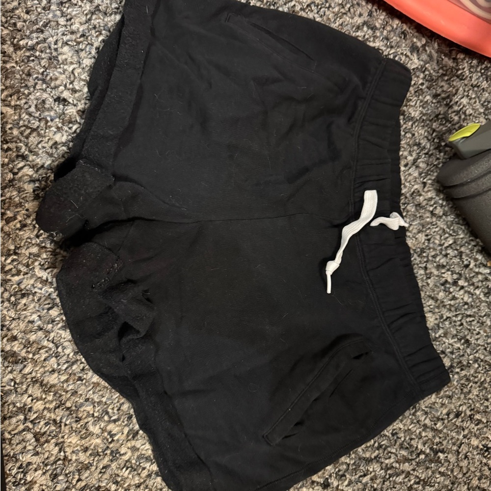 PINK Victoria's Secret Black Athletic Shorts